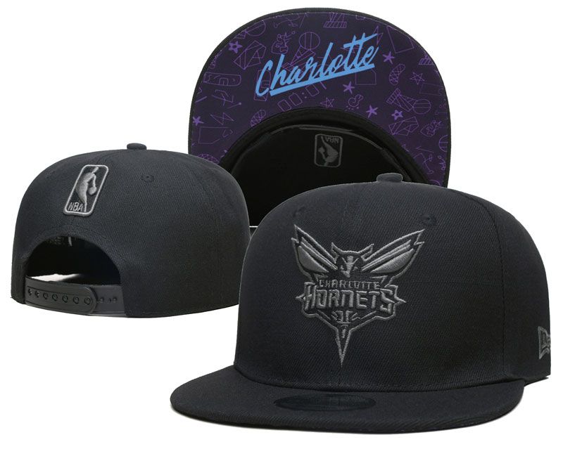 2022 NBA Charlotte Hornets Hat YS1020->nba hats->Sports Caps